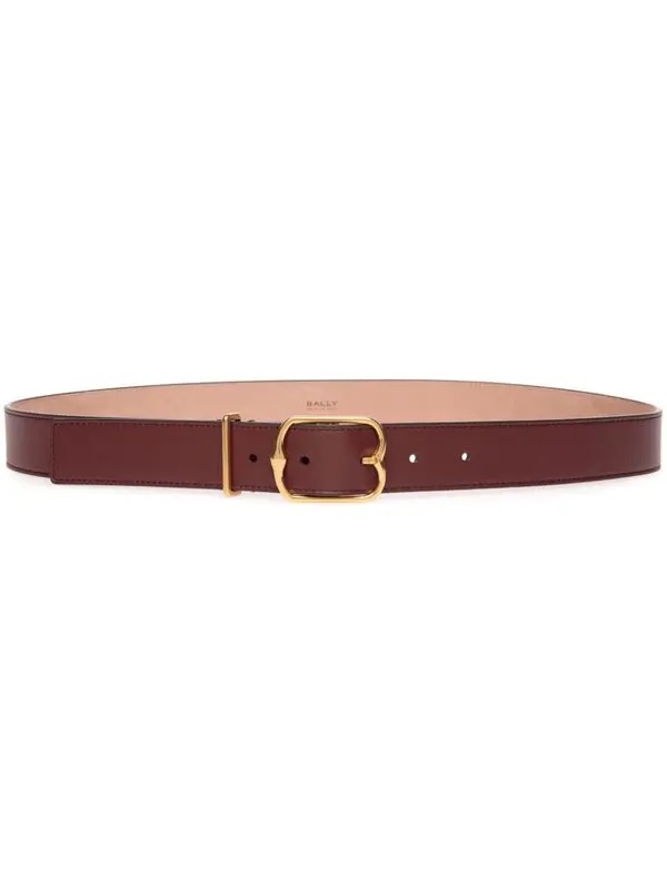 Nwot Bally Buckle Leather Belt